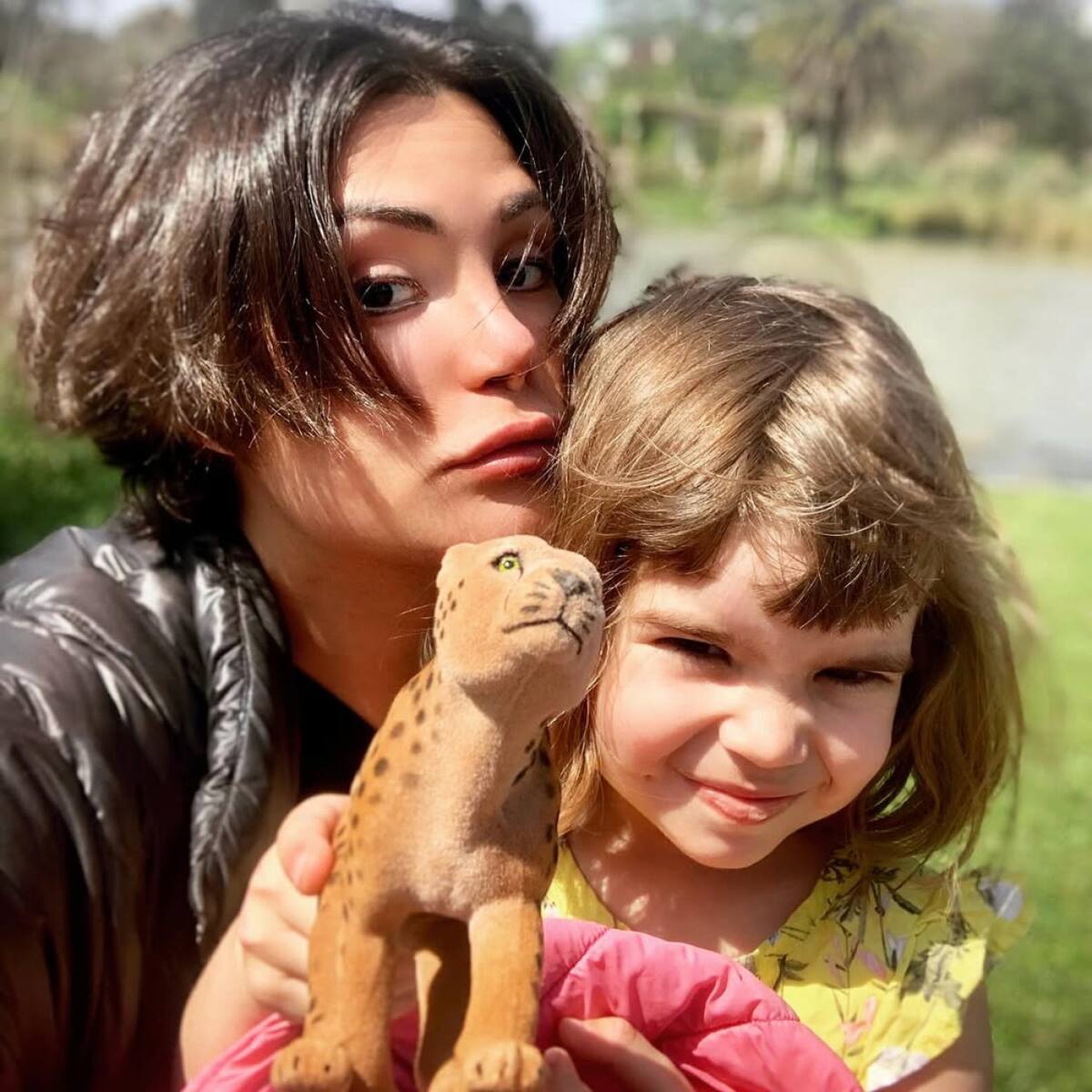 Felipe Pettinato junto a su hija. Foto Instagram @felipettinato