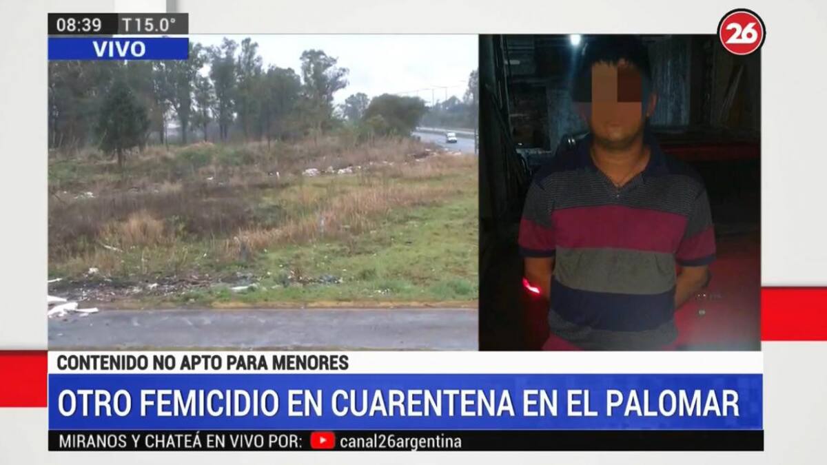 Femicidio en El Palomar, CANAL 26