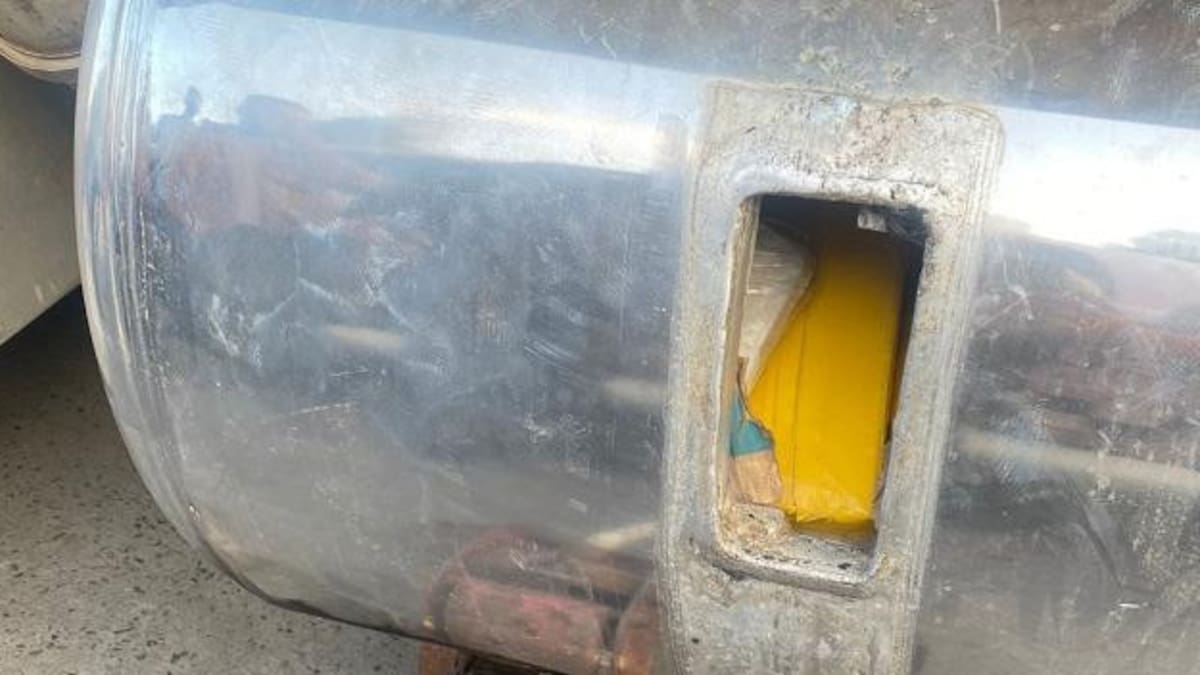 Fentanilo en tanques de combustible. Foto: 800Noticias