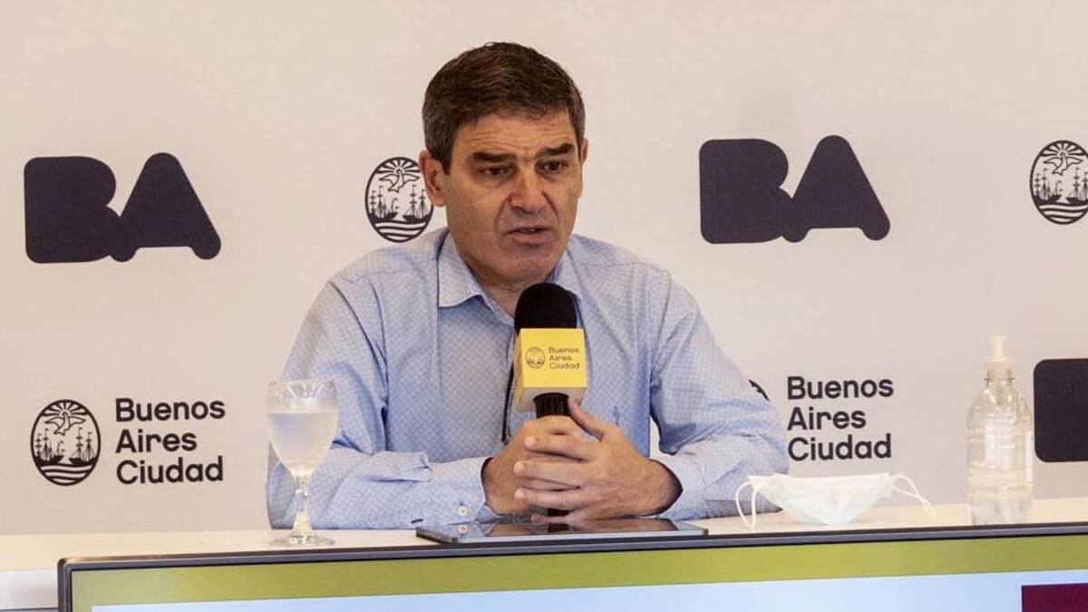 Fernán Quirós, ministro de Salud de Ciudad de Buenos Aires,NA