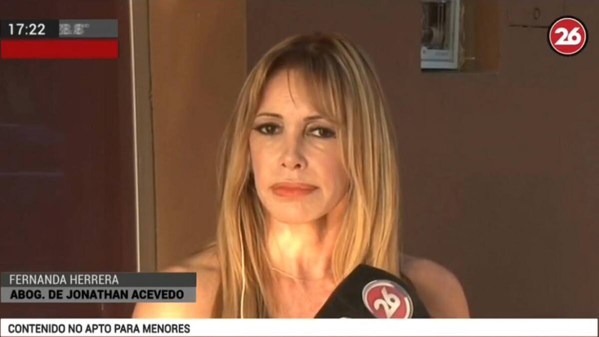 Fernanda Herrera - abogada de Jonathan Acevedo - Leandro Alcaraz
