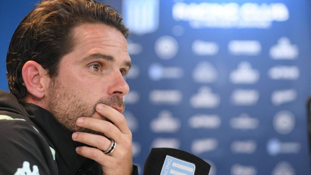 Fernando Gago; entrenador de Racing. Foto: NA.