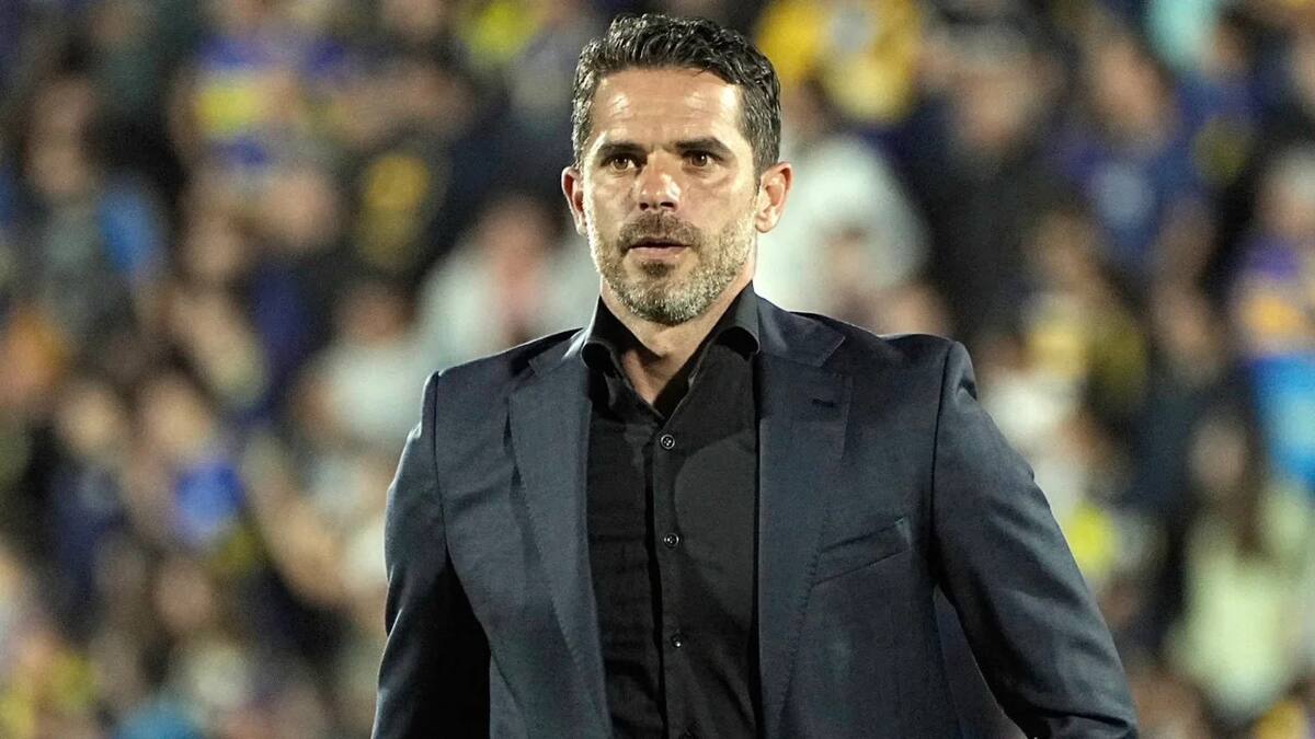 Fernando Gago, técnico de Boca. Foto: NA