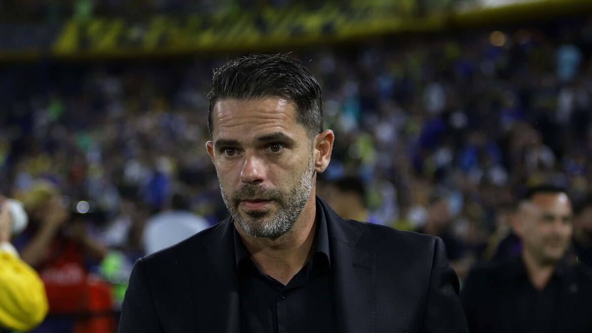 Fernando Gago, técnico de Boca. Foto: NA / Mariano Sánchez