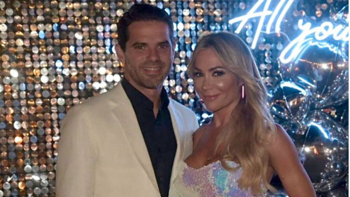 Fernando Gago y Verónica Laffitte. Foto: Redes.