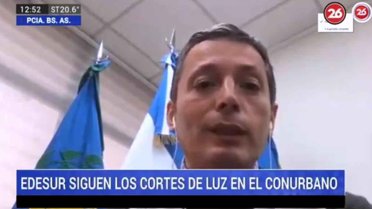 Fernando Gray, intendente de Esteban Echeverría, Canal 26