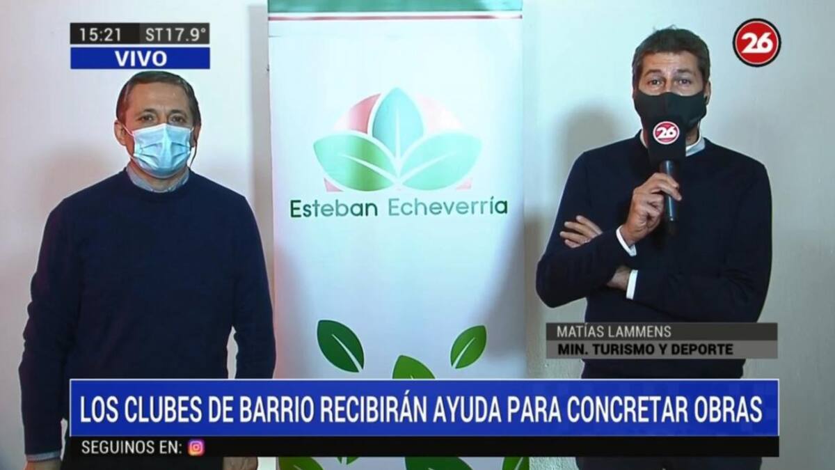 Fernando Gray y Matías Lammens, Clubes en obras, Canal 26