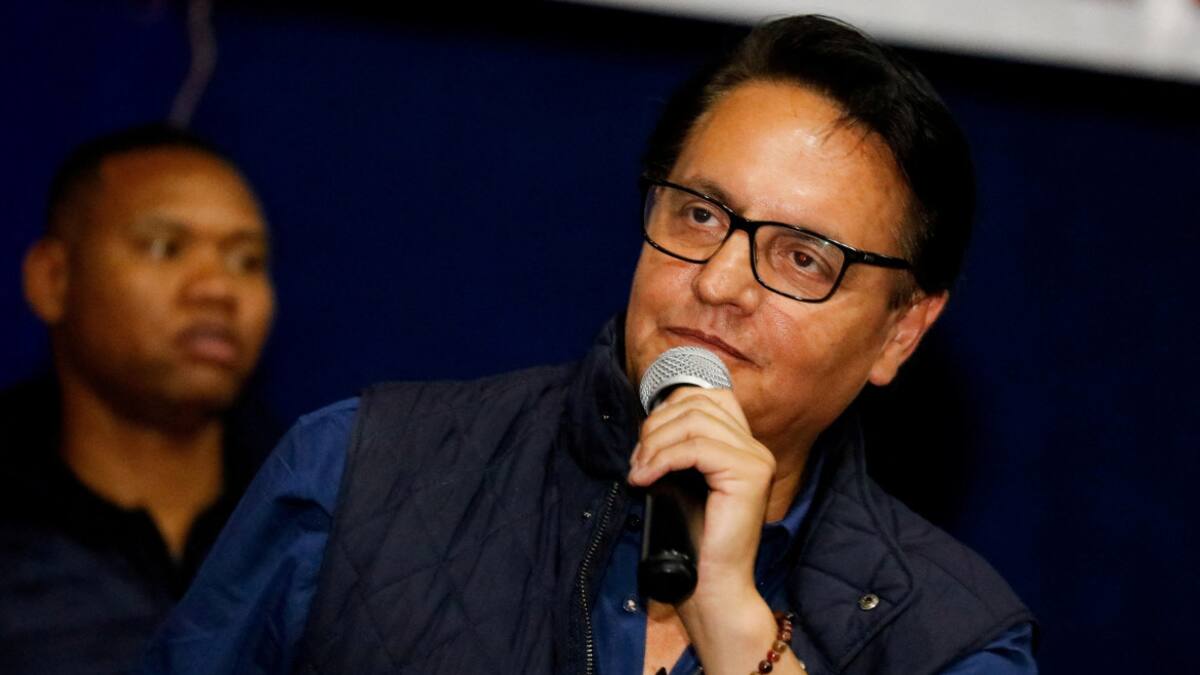 Fernando Villavicencio, el candidato presidencial asesinado. Foto: Reuters.