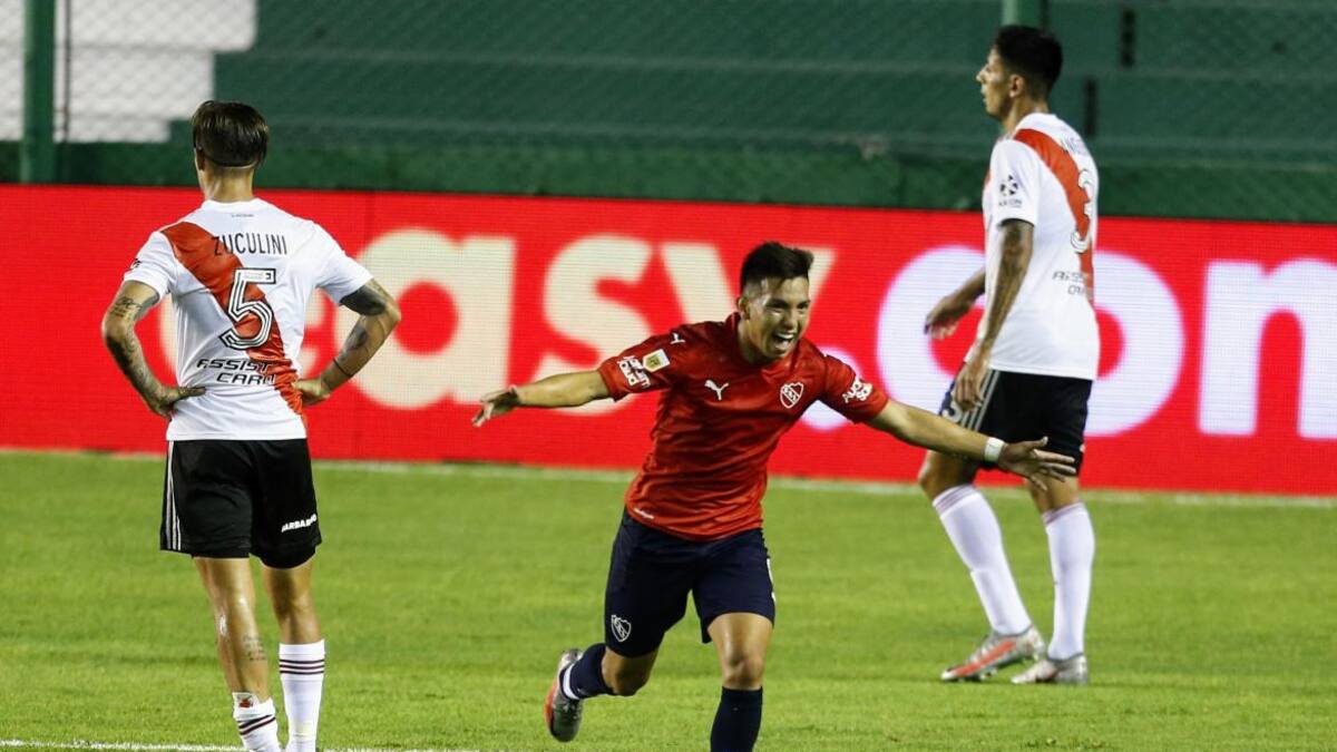 Festejo de Alan Velasco en Independiente, AGENCIA NA