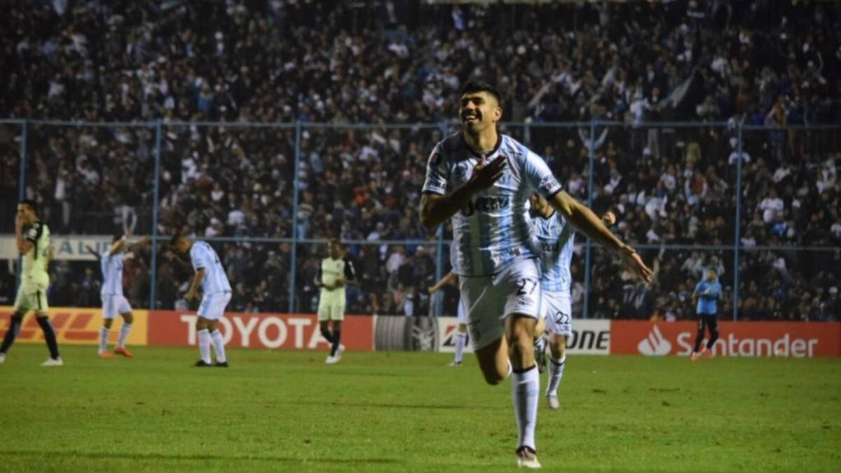 Festejo de Atlético Tucumán en Copa Libertadores