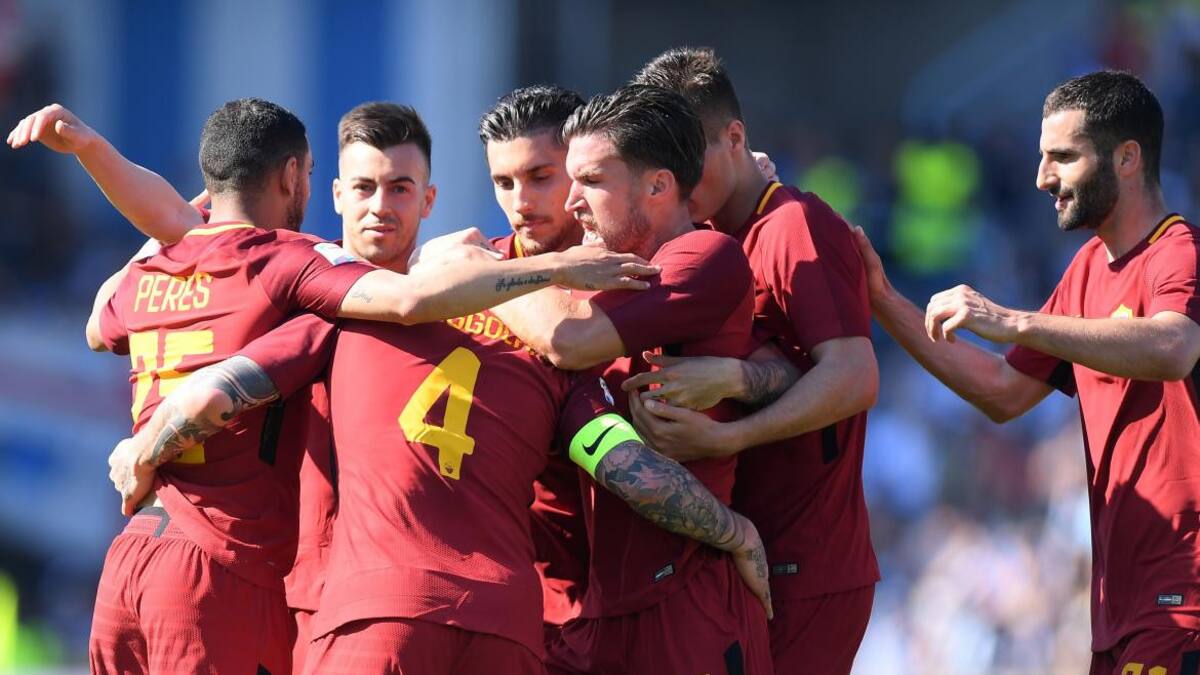 Festejo de la Roma - Serie A (Reuters)