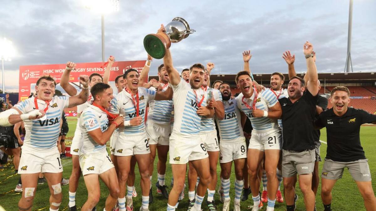 Festejo de Los Pumas, Télam