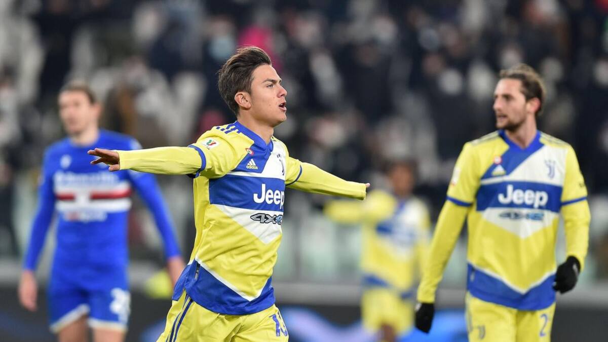 Festejo de Paulo Dybala en la Copa Italia de la Juventus, AGENCIA EFE