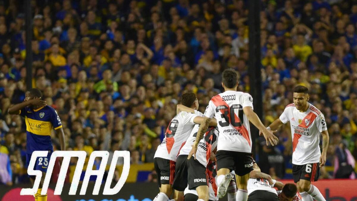 Festejo de River ante Boca por Copa Libertadores - Rating SMAD