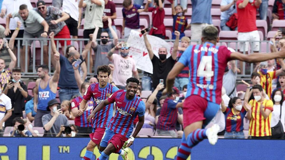 Festejo del Barcelona, Reuters