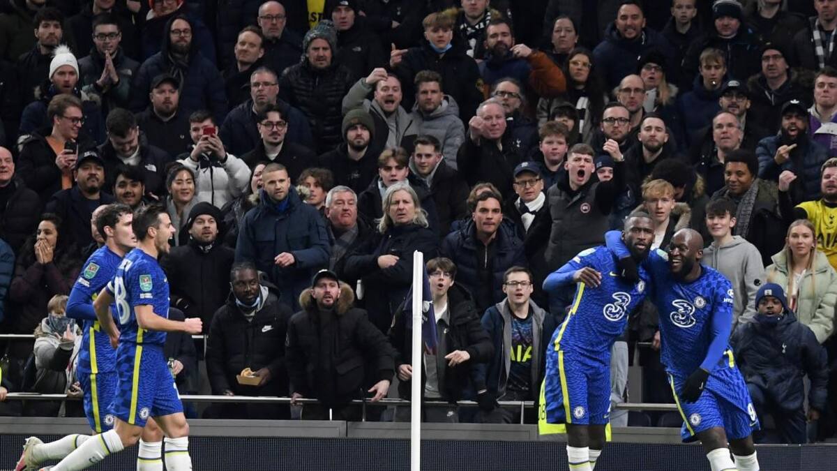 Festejo del Chelsea ante el Tottenham por la Carabao Cup, AGENCIA EFE