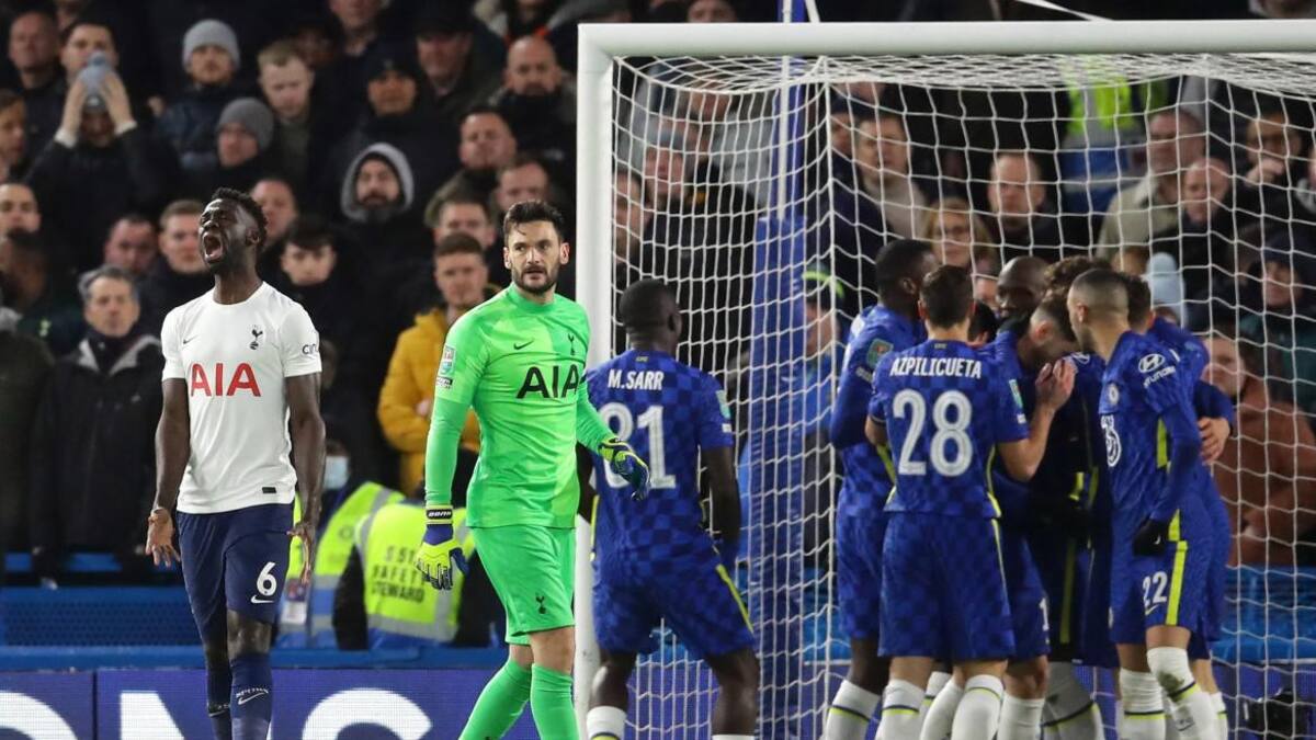Festejo del Chelsea ante el Tottenham por la Carabao Cup, REUTERS