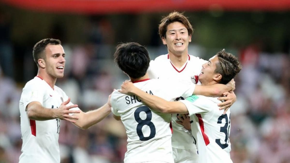 Festejo del Kashima Antlers sobre Chivas de Guadalajara en Mundial de Clubes
