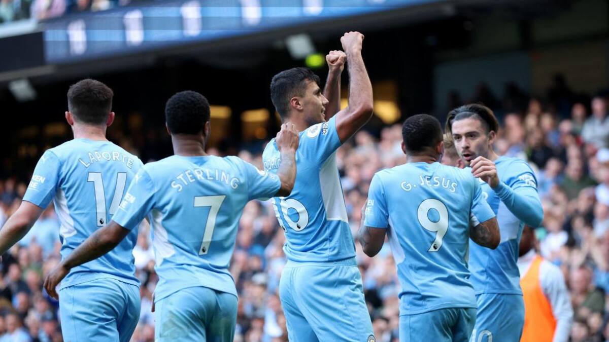 Festejo del Manchester City, Premier League, fútbol inglés, Reuters