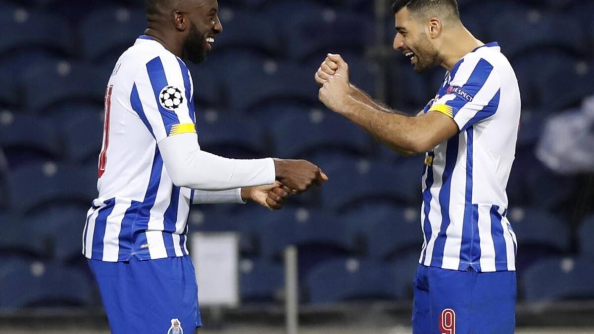 Festejo del Porto ante Juventus por Champions League, REUTERS