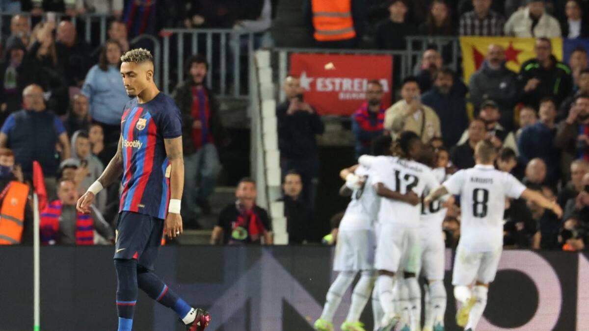 Festejo del Real Madrid ante el Barcelona por la Copa del Rey. Foto: REUTERS.