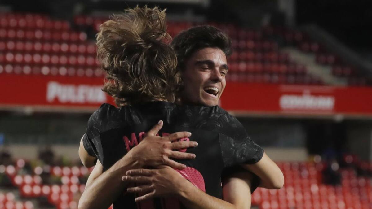 Festejo del Real Madrid ante el Granada por LaLiga, REUTERS