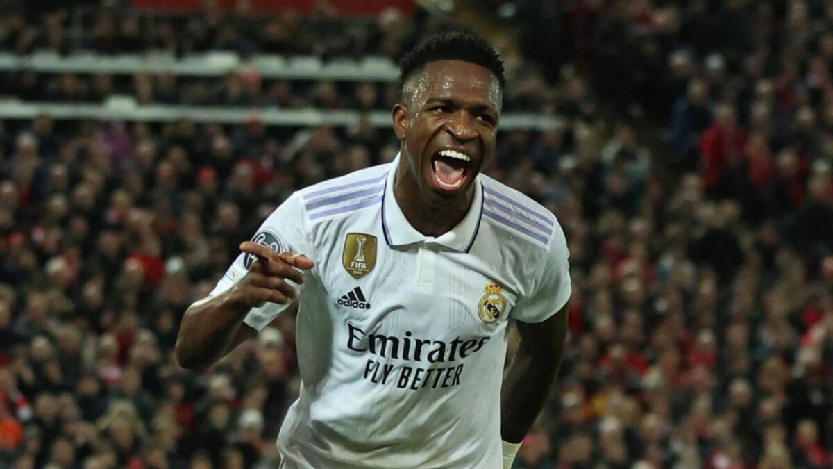 Festejo del Real Madrid ante el Liverpool por la Champions League. Foto: REUTERS.