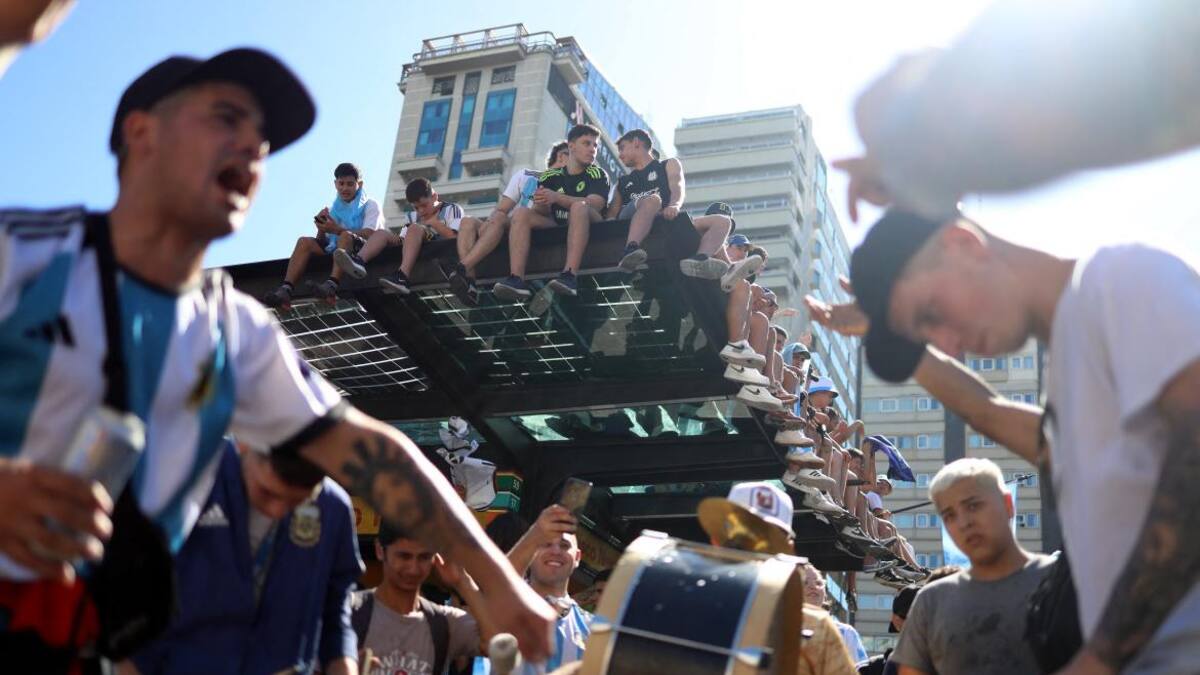 Festejos en Buenos Aires. Foto: Reuters.