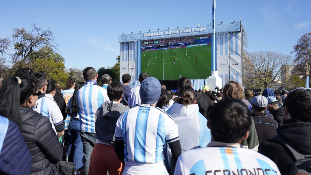 Final del Mundial 2026 en pantalla gigante: dónde ver Argentina - España en la Ciudad