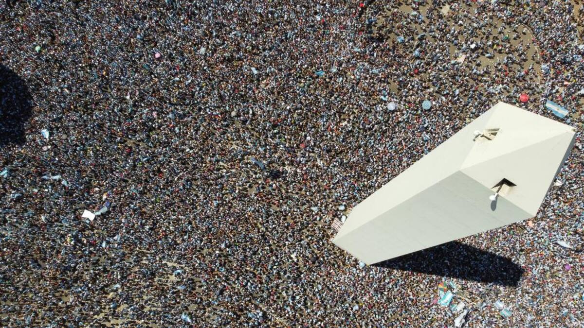 Festejos en el obelico_Telam