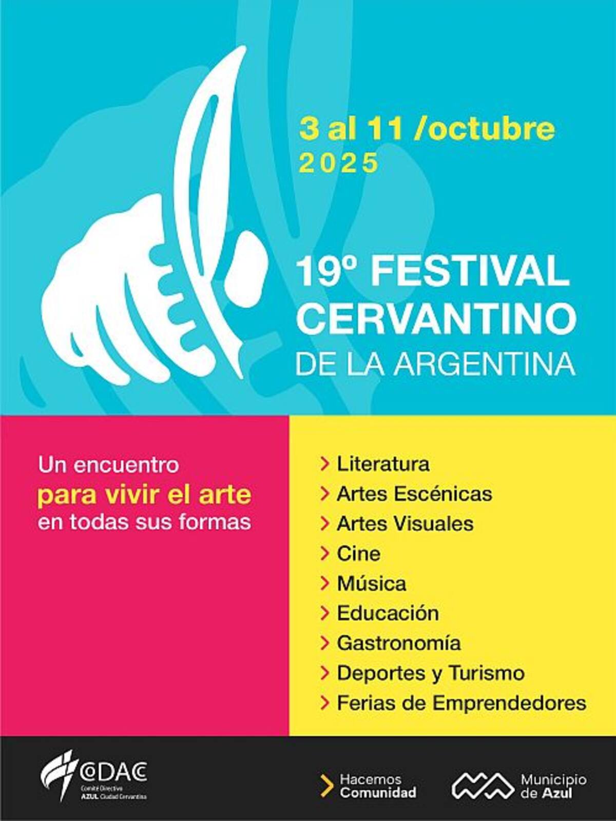 Festival Cervantino de la Argentina en Azul.