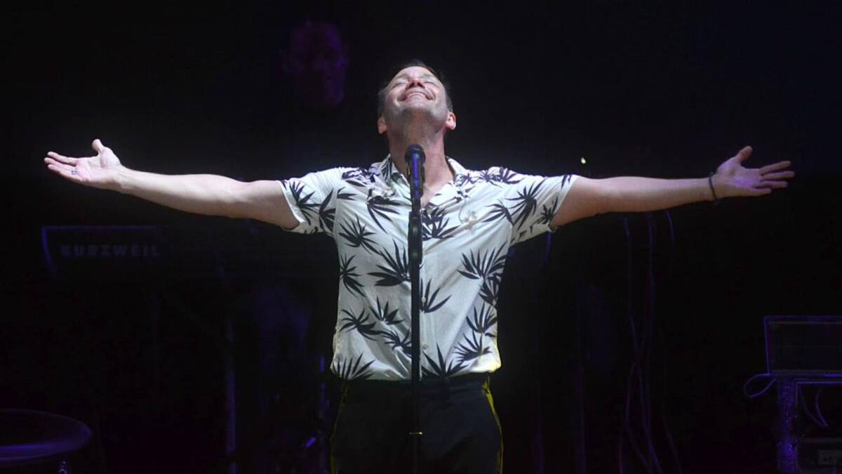 Luciano Pereyra brindó un show gratuito en Luján ante más de 100 mil personas