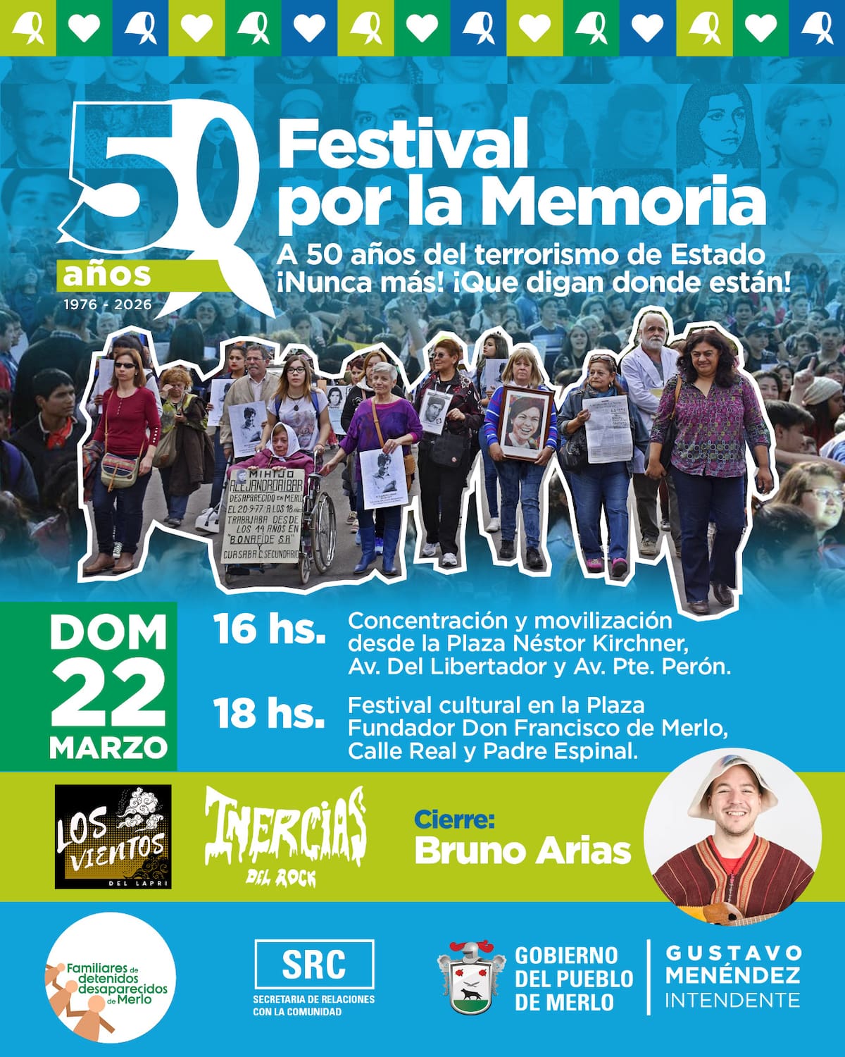 Festival por la Memoria en Merlo