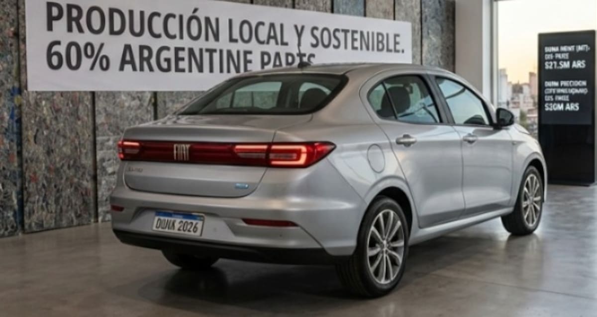 Fiat Duna 2026 hecho con inteligencia artificial