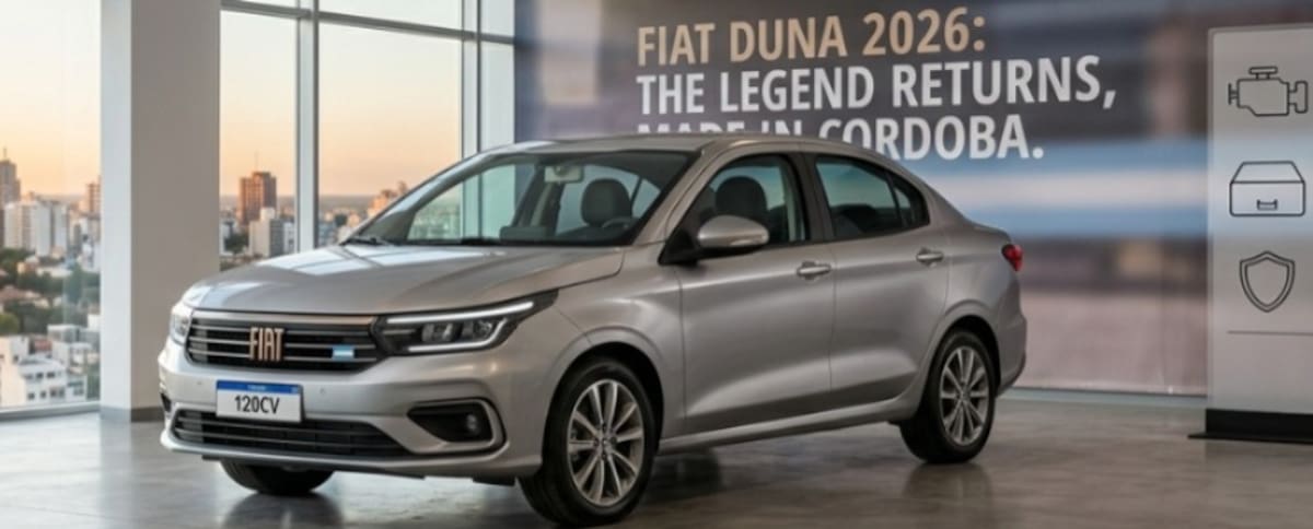 Fiat Duna 2026 hecho con inteligencia artificial