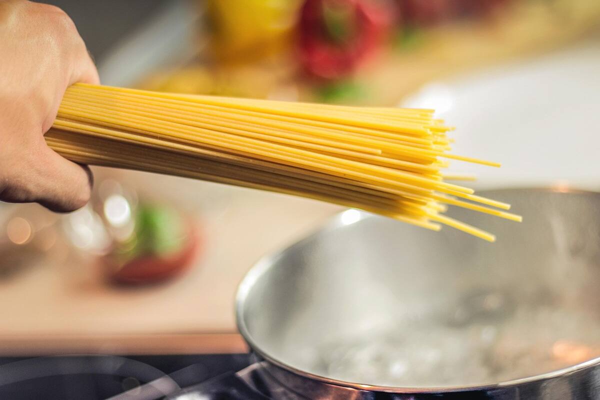 Fideos, pasta, cocina italiana. Foto: Pixabay.