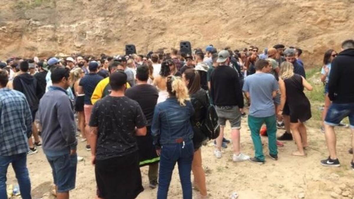 Fiesta clandestina en Mar del Plata