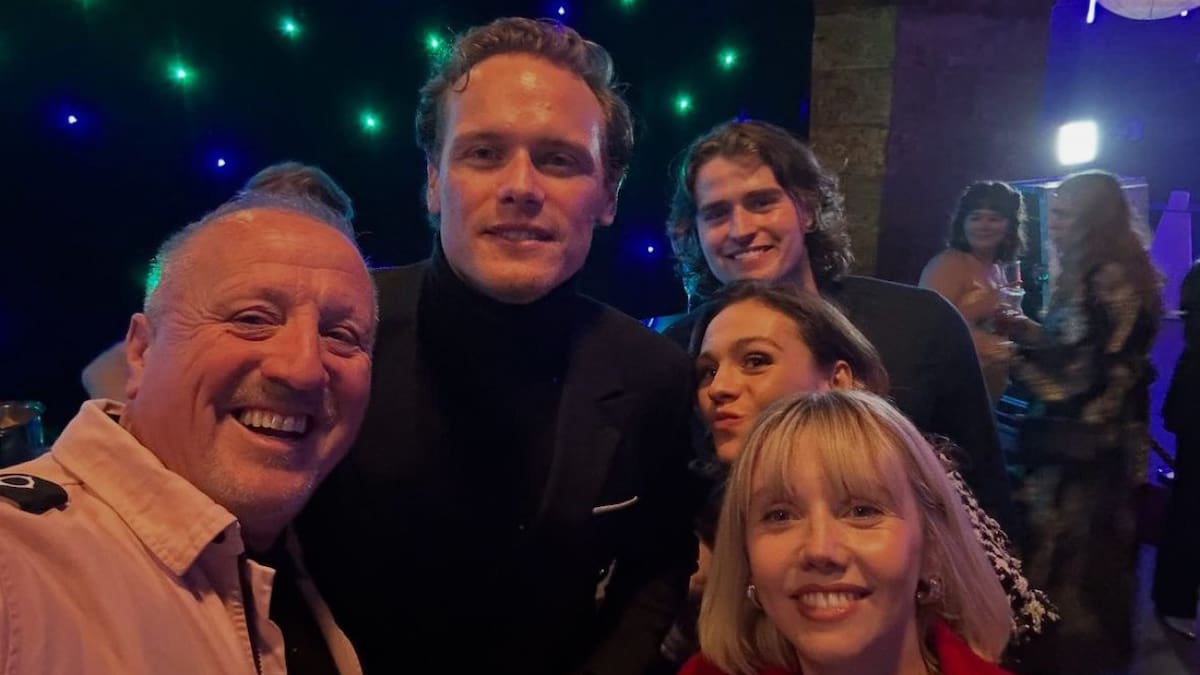 Fiesta de despedida de Outlander. Foto/Instagram: @daviehollywood