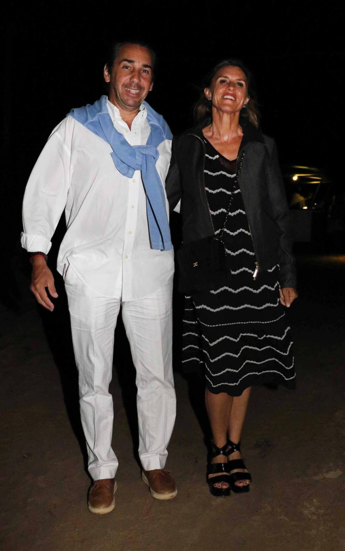 Fiesta de HSBC - Dicky Smith Estrada y su mujer Gloria Confalonieri de Smith Estrada