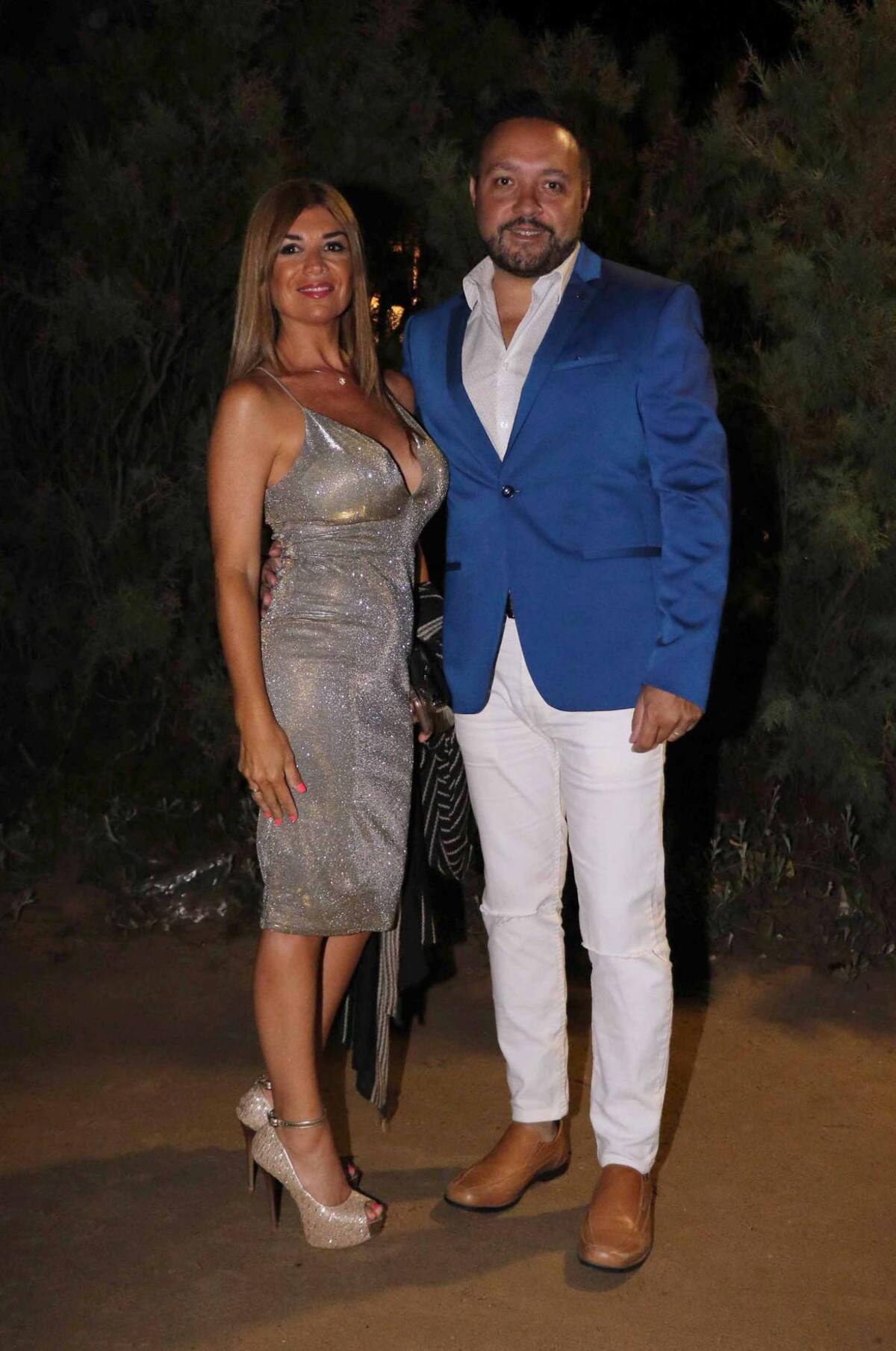 Fiesta de HSBC - La abogada Lina Anllo y su marido Diego Cani