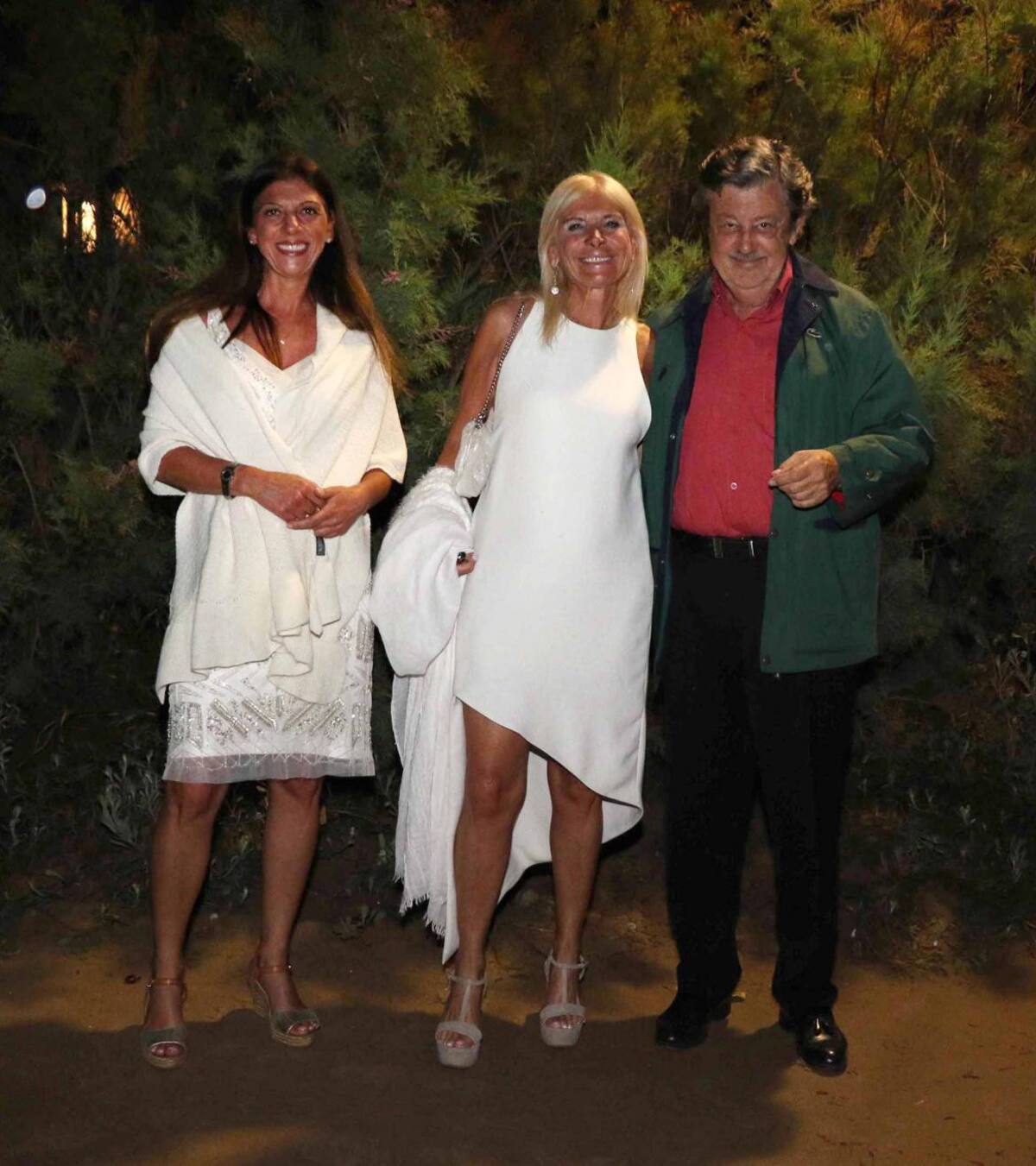 Fiesta de HSBC - Rafaela y Teresa Castaldo junto a Miguel Schapire