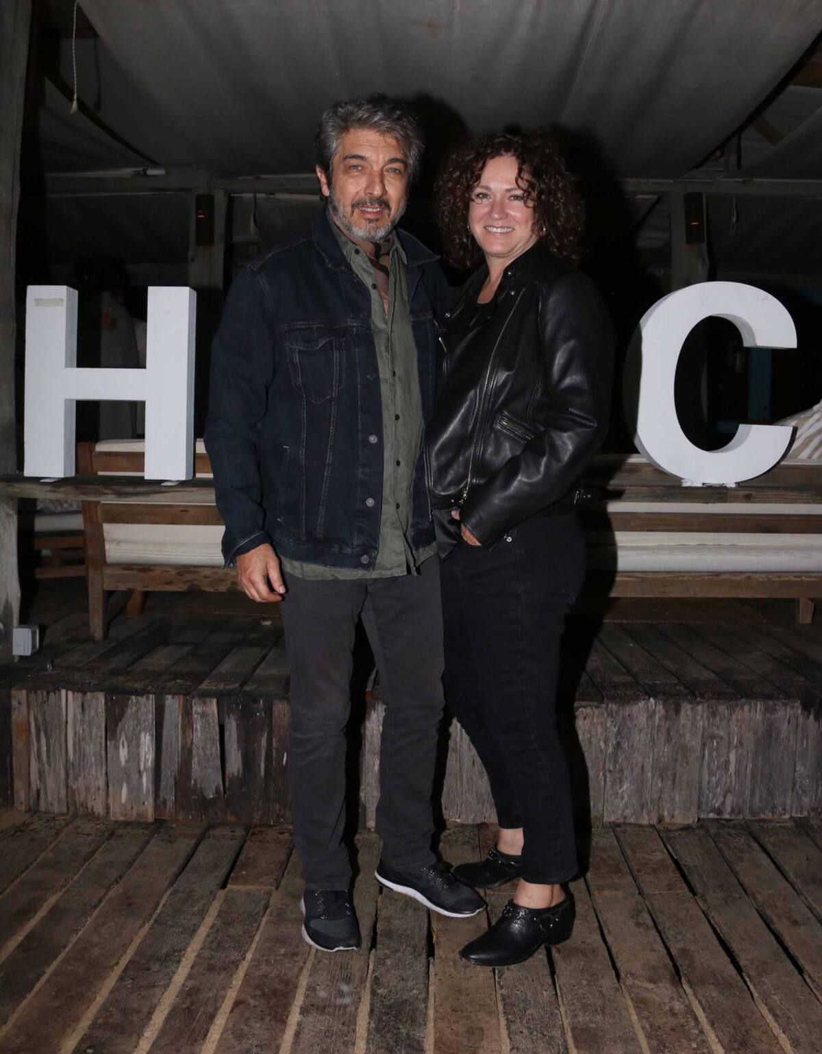 Fiesta de HSBC - Ricardo Darín y su mujer Florencia Bas