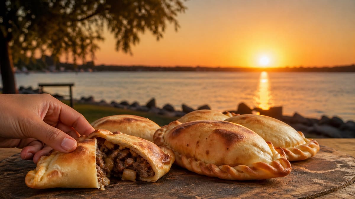 Cómo llegar en tren al pueblito que celebra la Fiesta de la Empanada Campera y regala atardeceres dorados