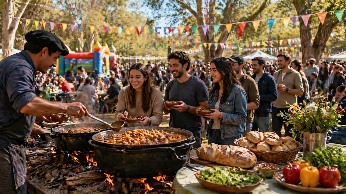 A 150 km de Buenos Aires: cómo llegar a la Fiesta del Guiso Campero, donde habrá locros, carbonadas y comidas de olla