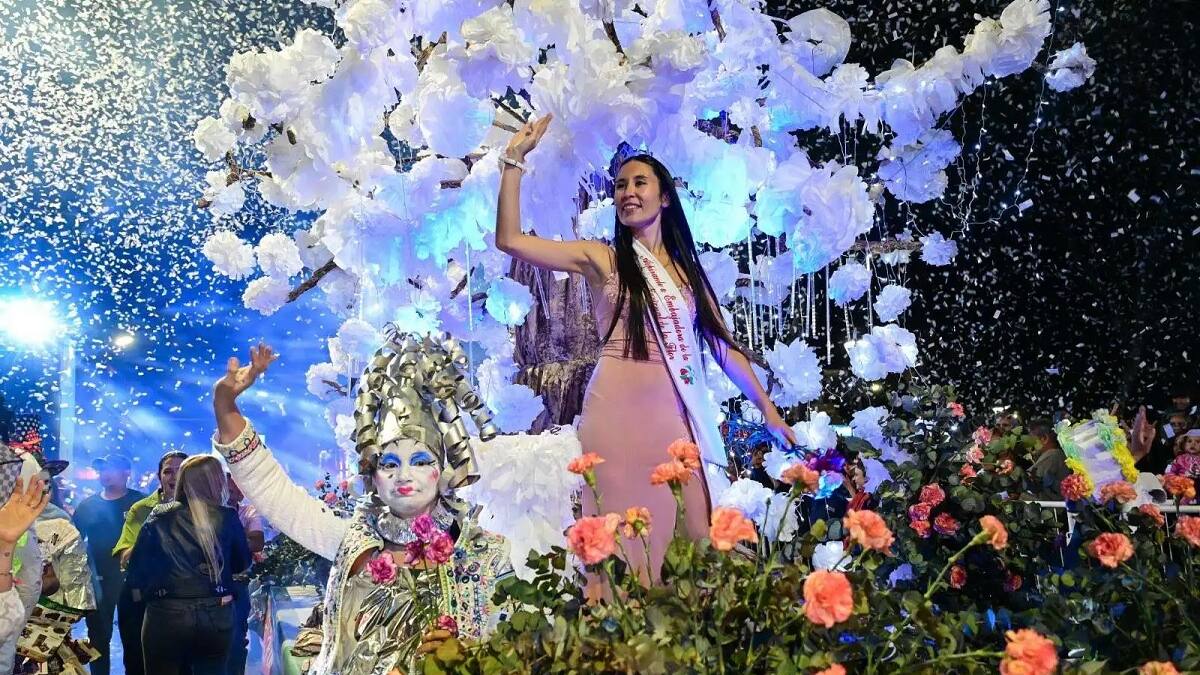 Fiesta Nacional de la Flor, en Escobar.