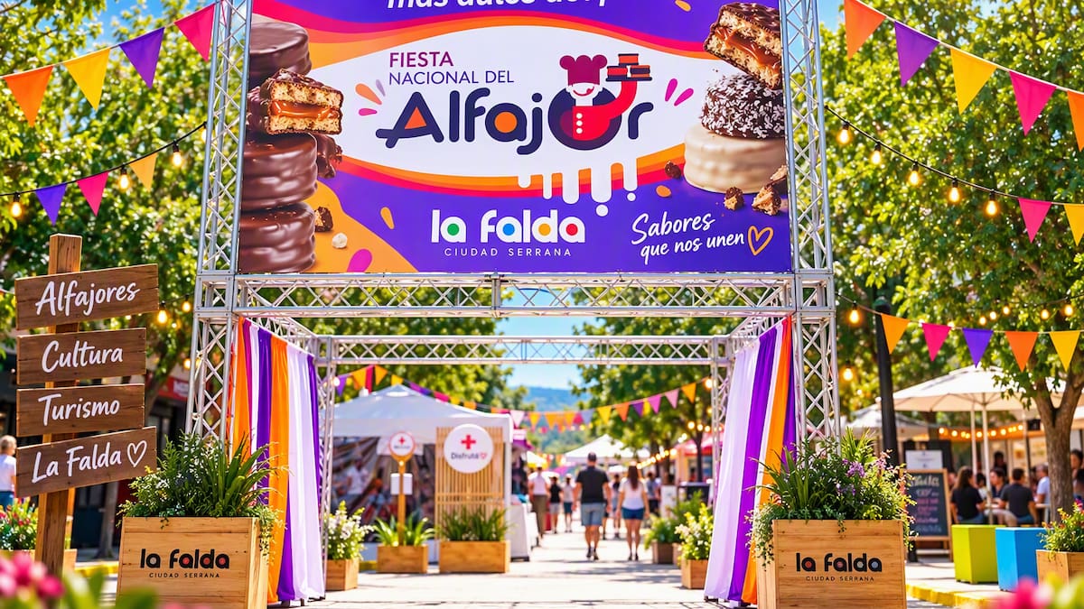 Fiesta Nacional del Alfajor 2026 en Córdoba: show de Los Caligaris y cientos de porciones gratis de un alfajor gigante