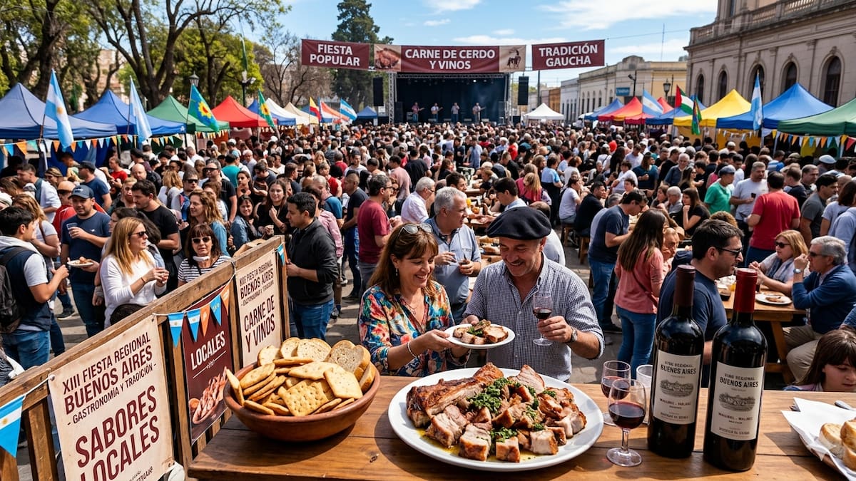 Qué hacer en Buenos Aires: habrá vino, galletas de piso y carne de cerdo en estas 3 fiestas imperdibles