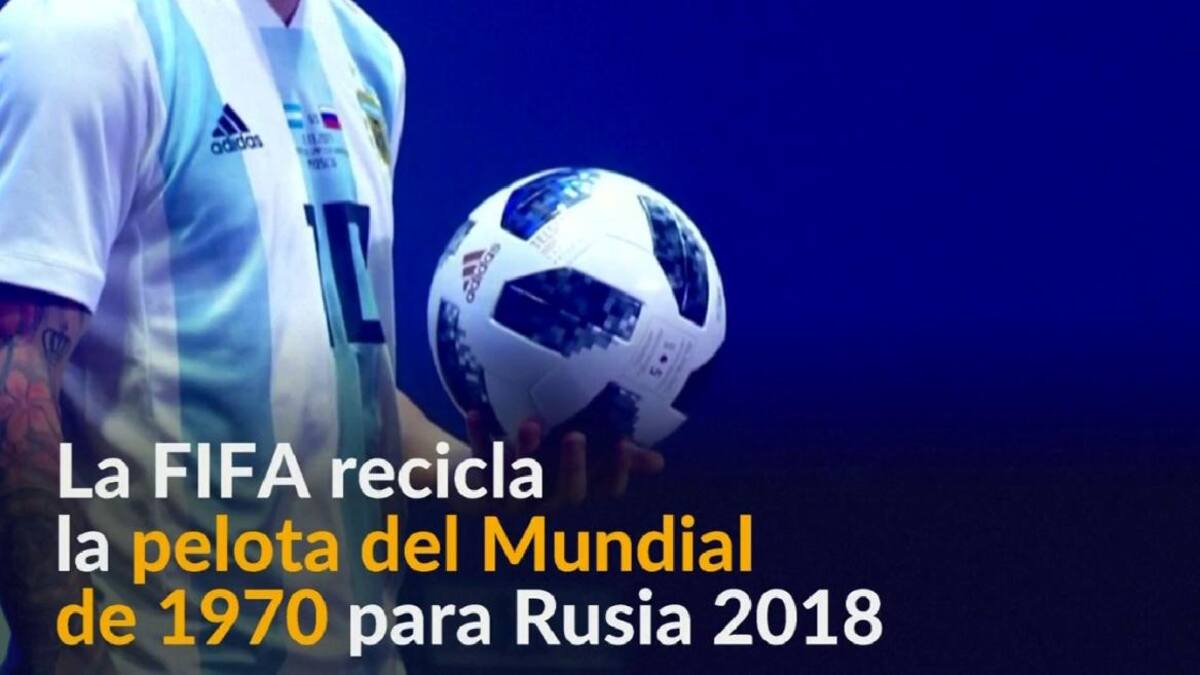 FIFA recicla pelota Mundial 1970 en Rusia 2018 - Reuters