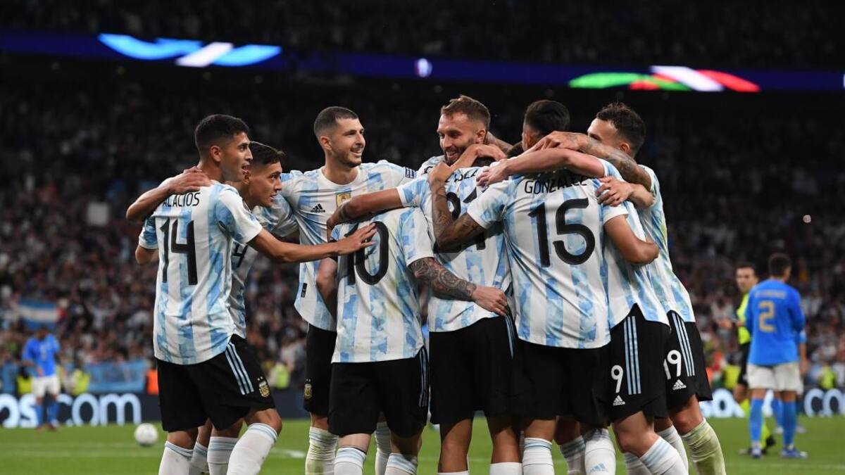 Finalissima, Argentina vs. Italia. Foto: EFE.