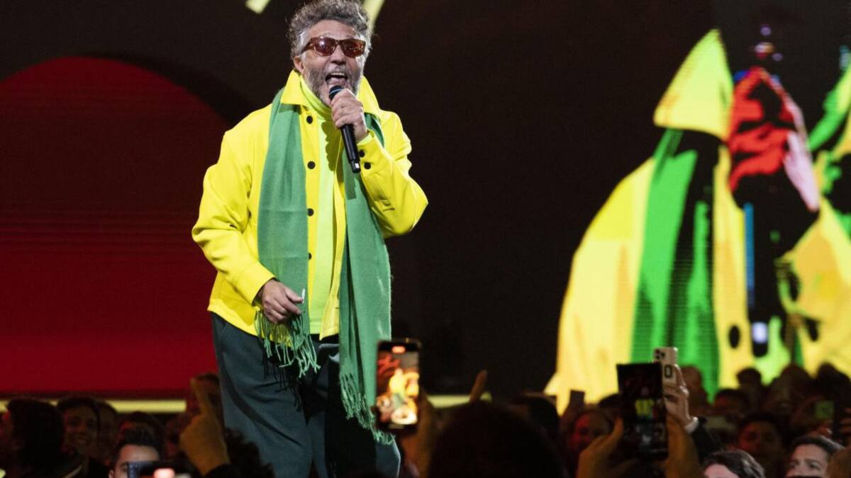 Fito Páez en Viña del Mar. Foto: EFE.